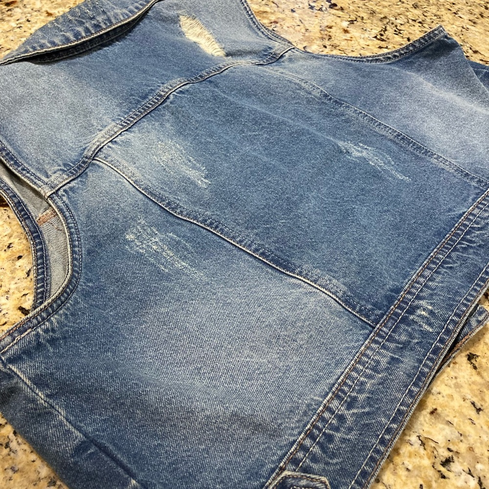 Denim Vest 1X - Picture 4 of 6
